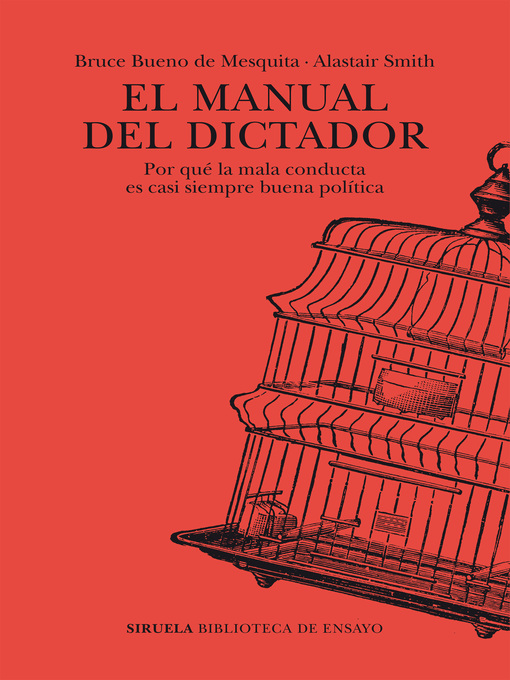 Title details for El manual del dictador by Bruce Bueno de Mesquita - Available